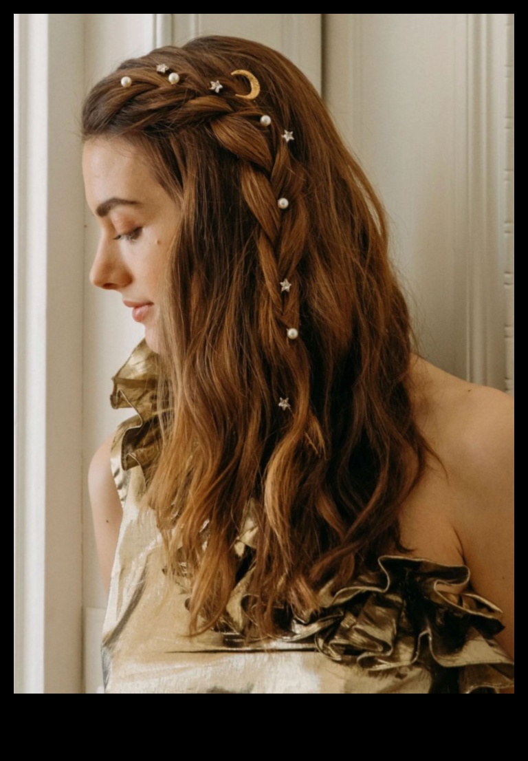 תסרוקות ארוכות של Halos שמיימי שיגרמו לך להרגיש כמו מלכה 1 הילות שמימיות: יופי מוכתר בתסרוקות ארוכות